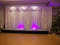 Second Back Lit Starlight Curtain Framing The Dancefloor
